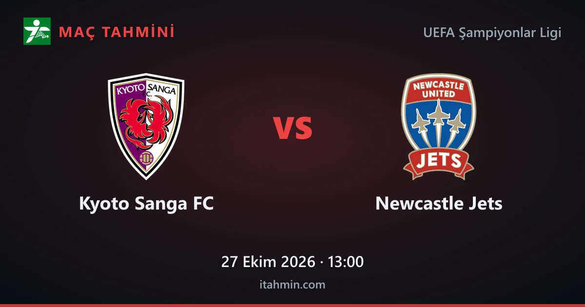 Kyoto Sanga FC - Newcastle Jets Maç Tahmini ve Analizi (27 Ekim 2026)